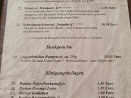 Kurcafé menu