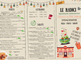 Le Radici Pizzeria Biergarten menu