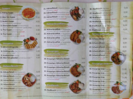 Asia Linh Chi menu