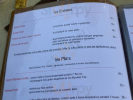 Les Fraisiers menu