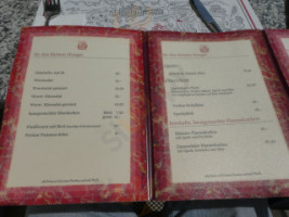 Schloss Landshut menu