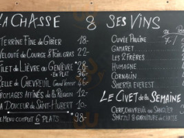 A La Petite Auberge, Bioley-magnoux menu