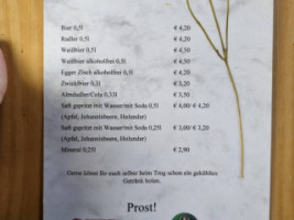 Lämmerbühel Alm menu