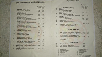 Pizzeria Gleis 3 menu