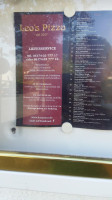 Leo`s Pizza menu