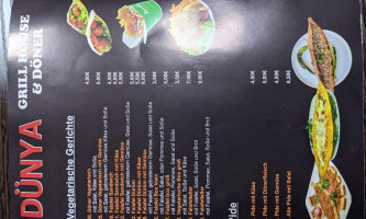 Dünya Grill House menu