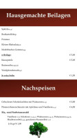 Landgasthof Linde menu