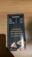 Pizza King Wagenfeld menu