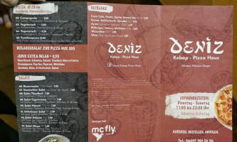 Deniz Kebap Pizza Haus menu