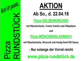 Pizza RundstÜck menu