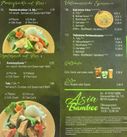 Asia Bamboo menu