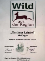 Gasthof Leinhof menu