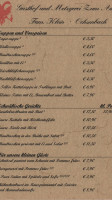 Pizzeria Zum Adler menu