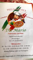 Pizza Service Da Mario menu