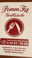 Irina Kessler Grillstube Pomm- Fit menu