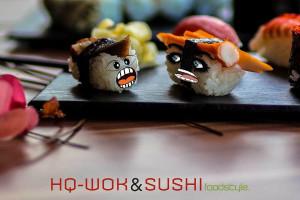 Hq Wok Sushi food