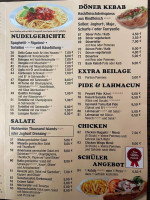 Family Pizzaservice Zwiefalten menu