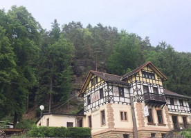 Gaststätte Pension Waldhäus'l Bad Schandau Josef Suba outside