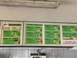 Bosporus Kebap Haus menu