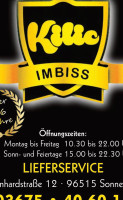 Kilic Imbiss menu