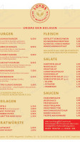 Loyds Brau-manufactur menu