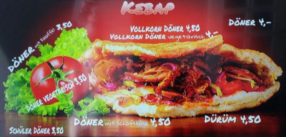 Kapadokya Döner menu