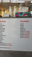 Sciurus Eiscafe menu