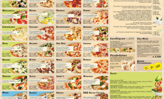 New York Pizza menu