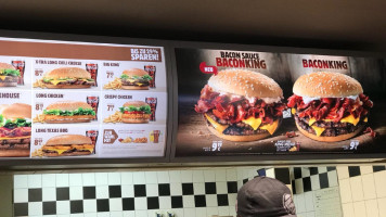 Burger King menu