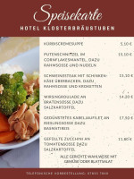 Klosterbräustuben menu