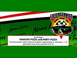 Pizzeria Mama Leone menu