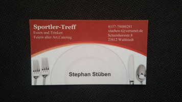 Sportler-treff Wahlstedt menu