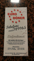 Euro Döner menu