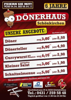 Dönerhaus Klausdorf menu