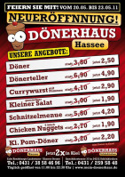 Dönerhaus Klausdorf menu