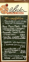 Pizzeria-Eiscafé Elida menu