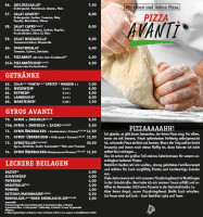 Pizza Avanti Wathlingen menu