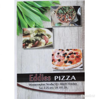 Eddies Pizza menu