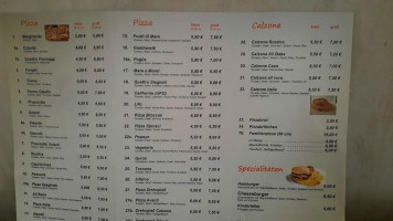 Pizzeria Ali Baba menu