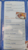 Bergklause menu