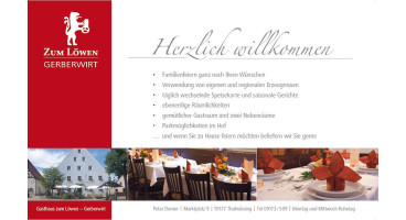 Gasthaus Zum Löwen Gerberwirt menu