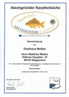 Gasthaus Melber menu