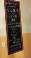 Pizzeria Clubheim menu