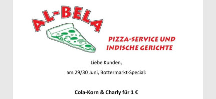 Pizzeria Albela menu