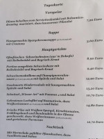 Federl Scheck menu