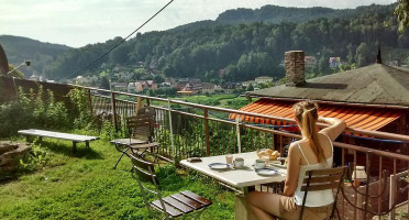 Kunsthaus Am Malerweg Sommerwirtschaft Am Schützenhaus outside