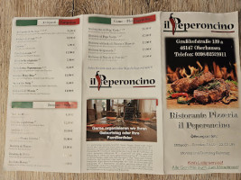 Il Peperoncino menu