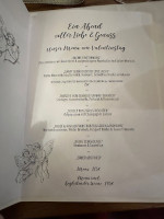 Haus Stemberg menu