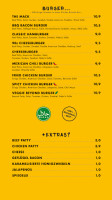 Nebsi's Burger menu