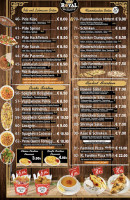 Royal Pizza Pasta Café Haus menu